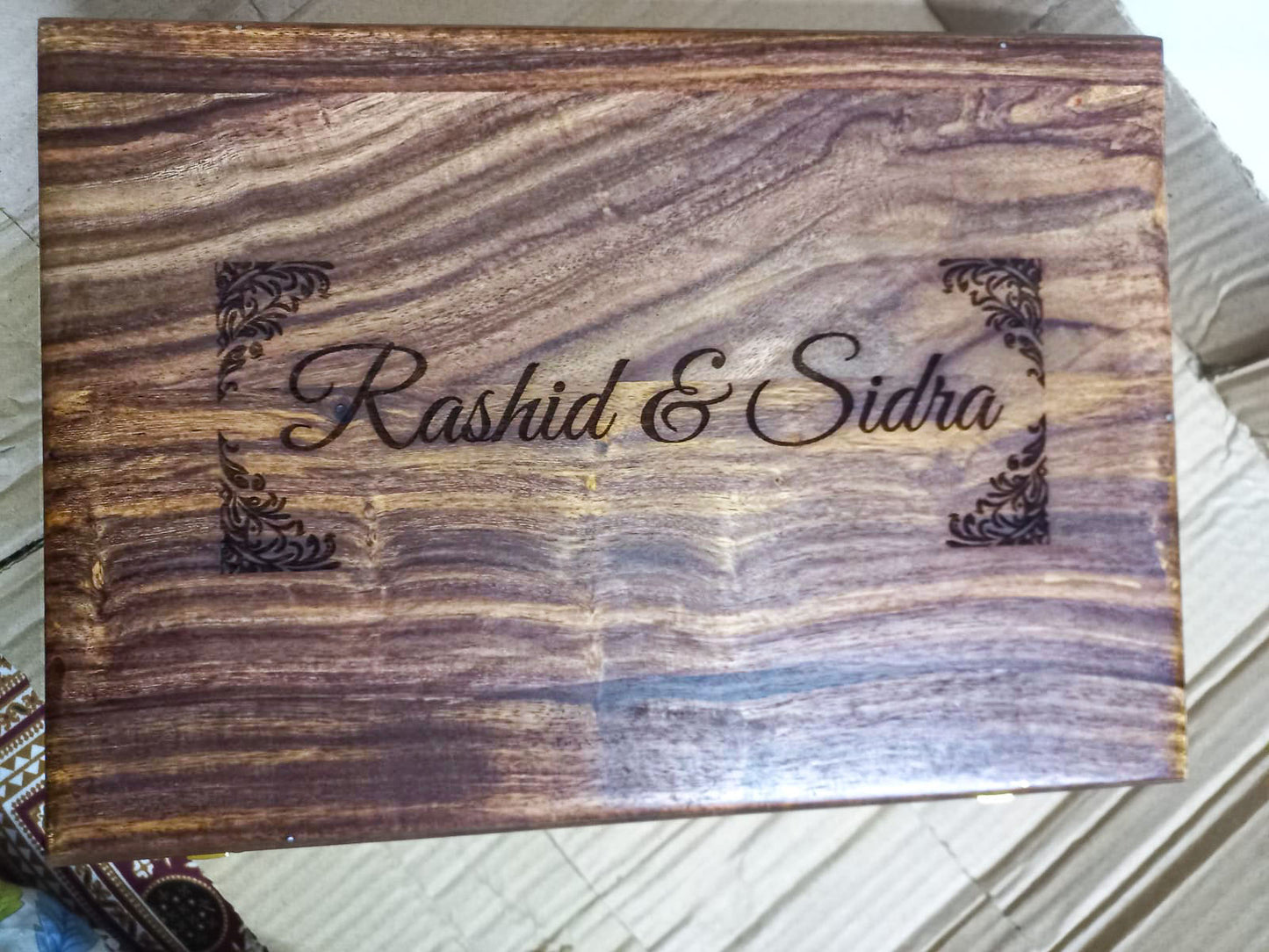 Watch box for 10 Watches (With Name Engraving)