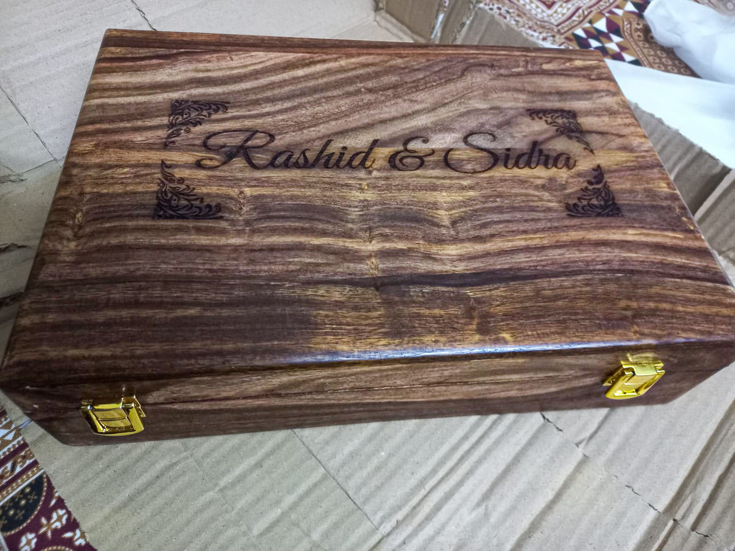 Watch box for 10 Watches (With Name Engraving)