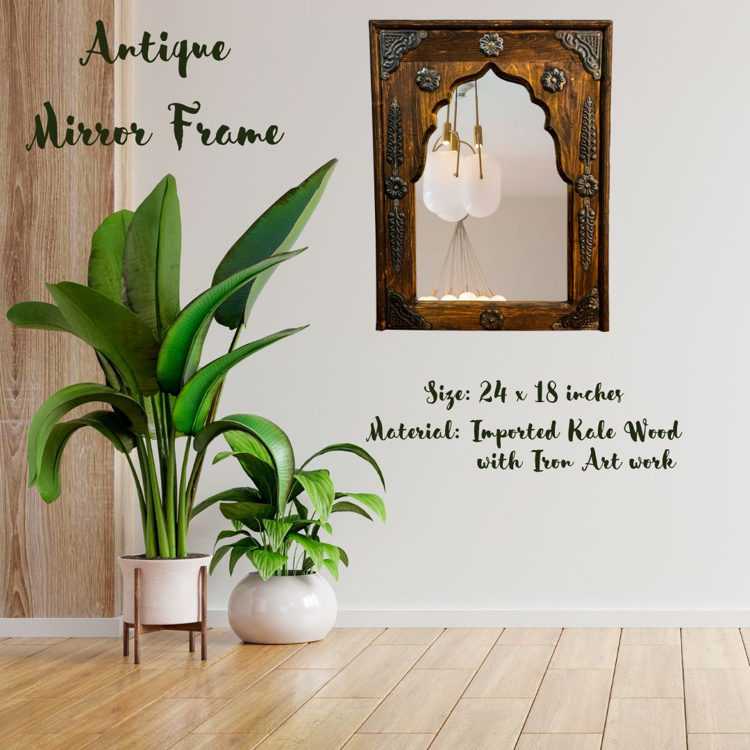 Iron Art Mirror With Full Mirror Small