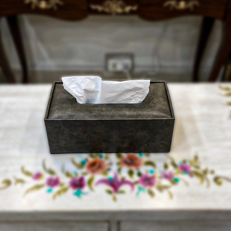 Leatherite Tissue Box (4 Colors)