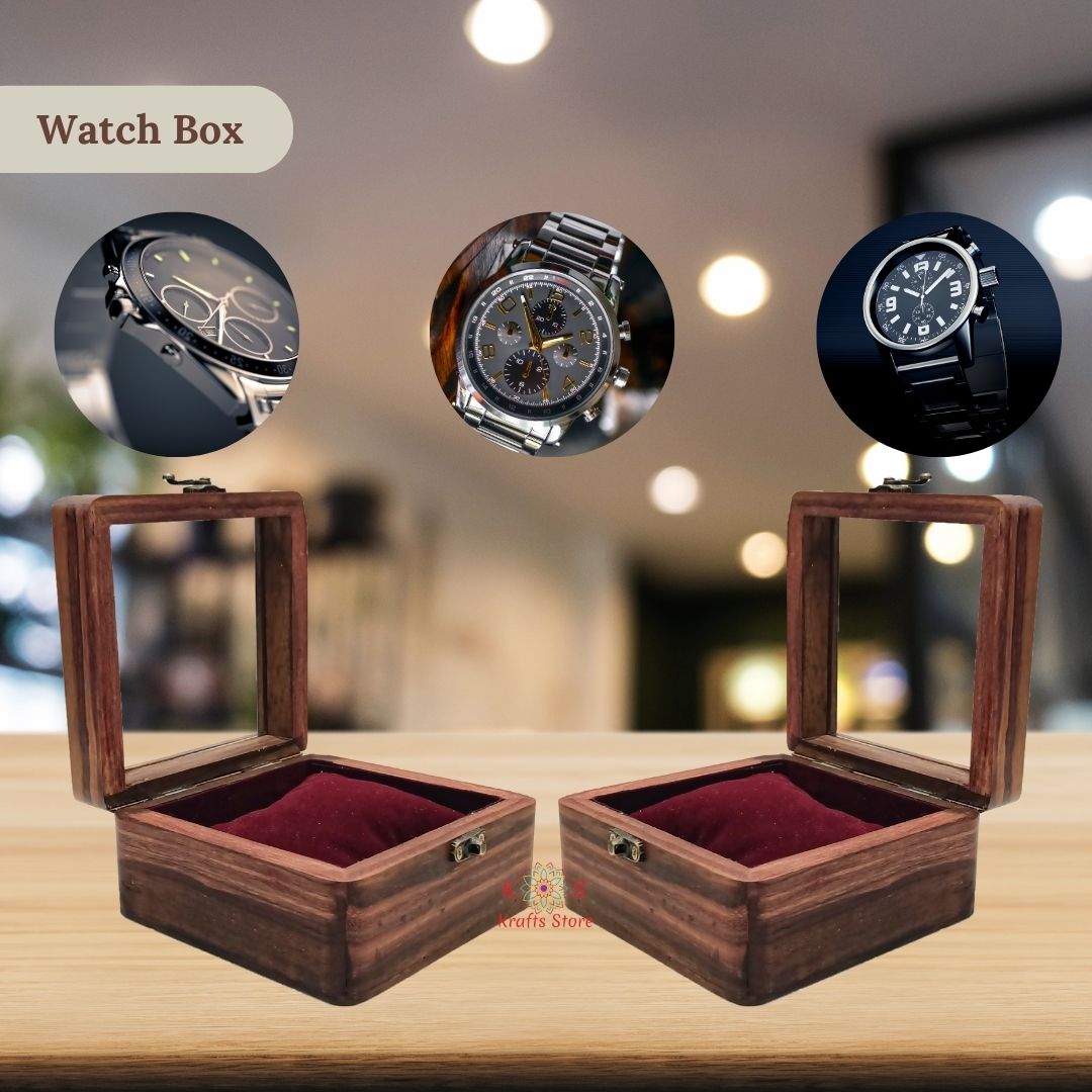 Watch box for 2 watches