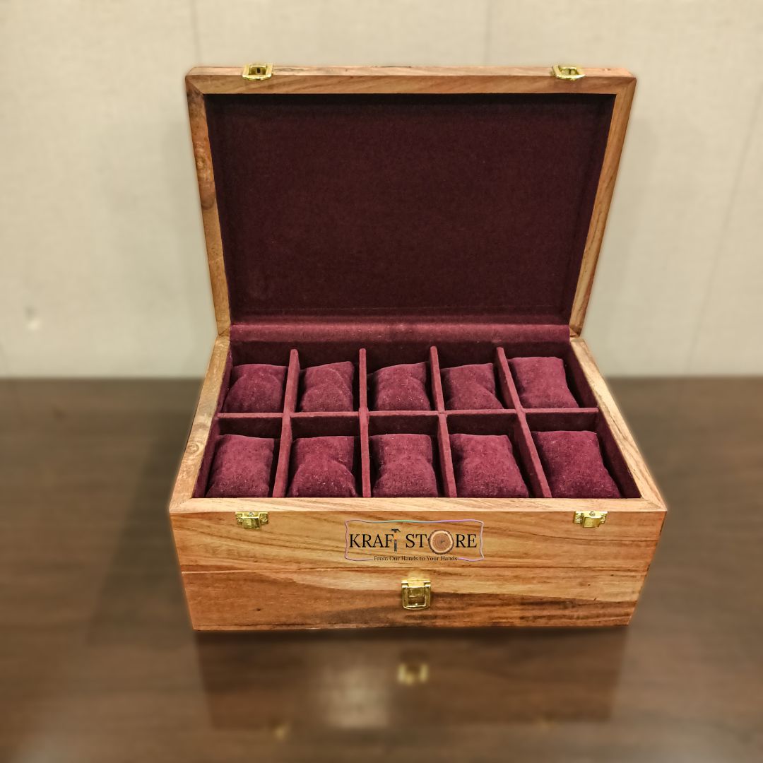 Multi-Functional Organizer with Drawer for Watches, Sunglasses, Cufflinks, Rings & Earrings