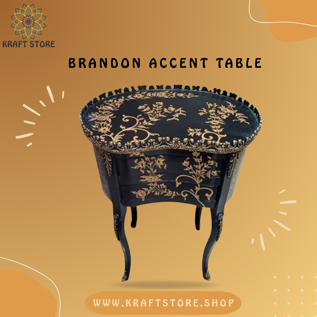 Hand Painted Furniture, Hand Painted Side Table, Hand Painted Corner Table,
Chester