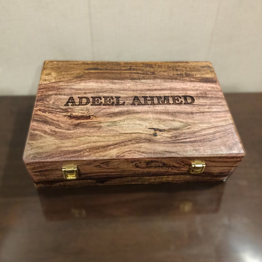 Watch box for 10 Watches (With Name Engraving)