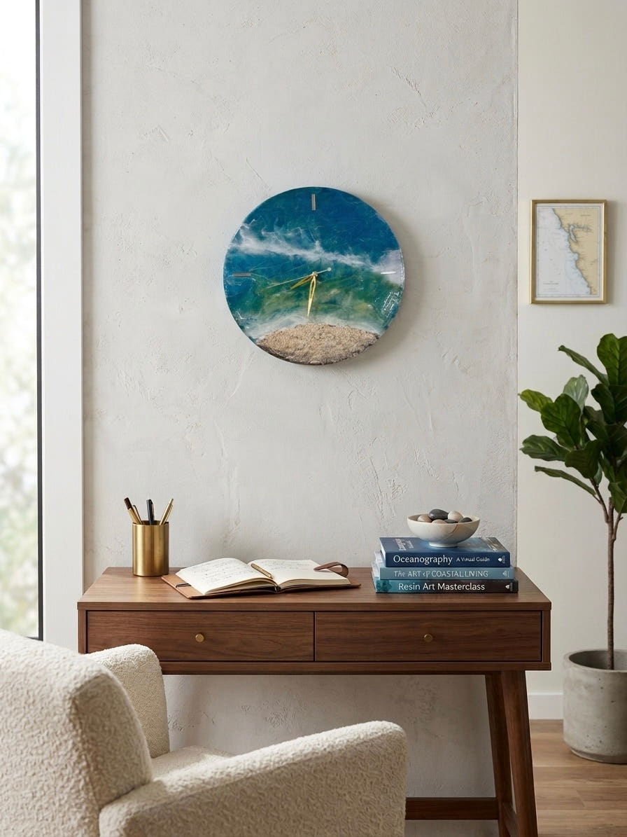 Resin Wall Clock Small