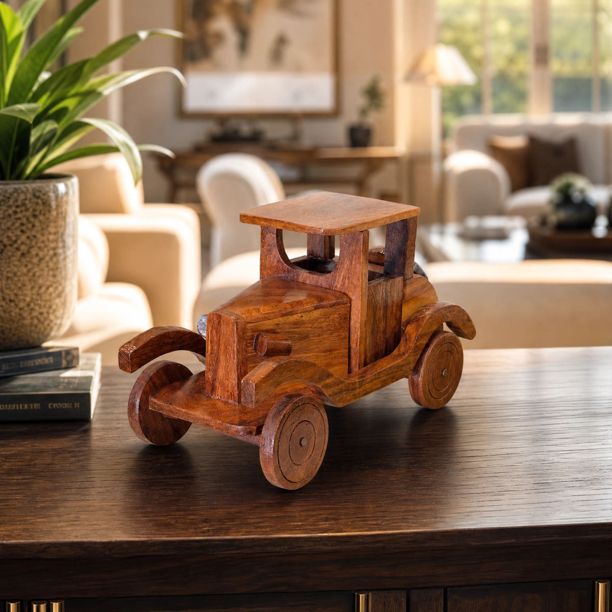 Wooden-Vintage-Toy-Car