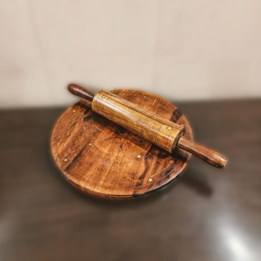 Bread Board & Rolling Pin Set ( Chakna Belna )