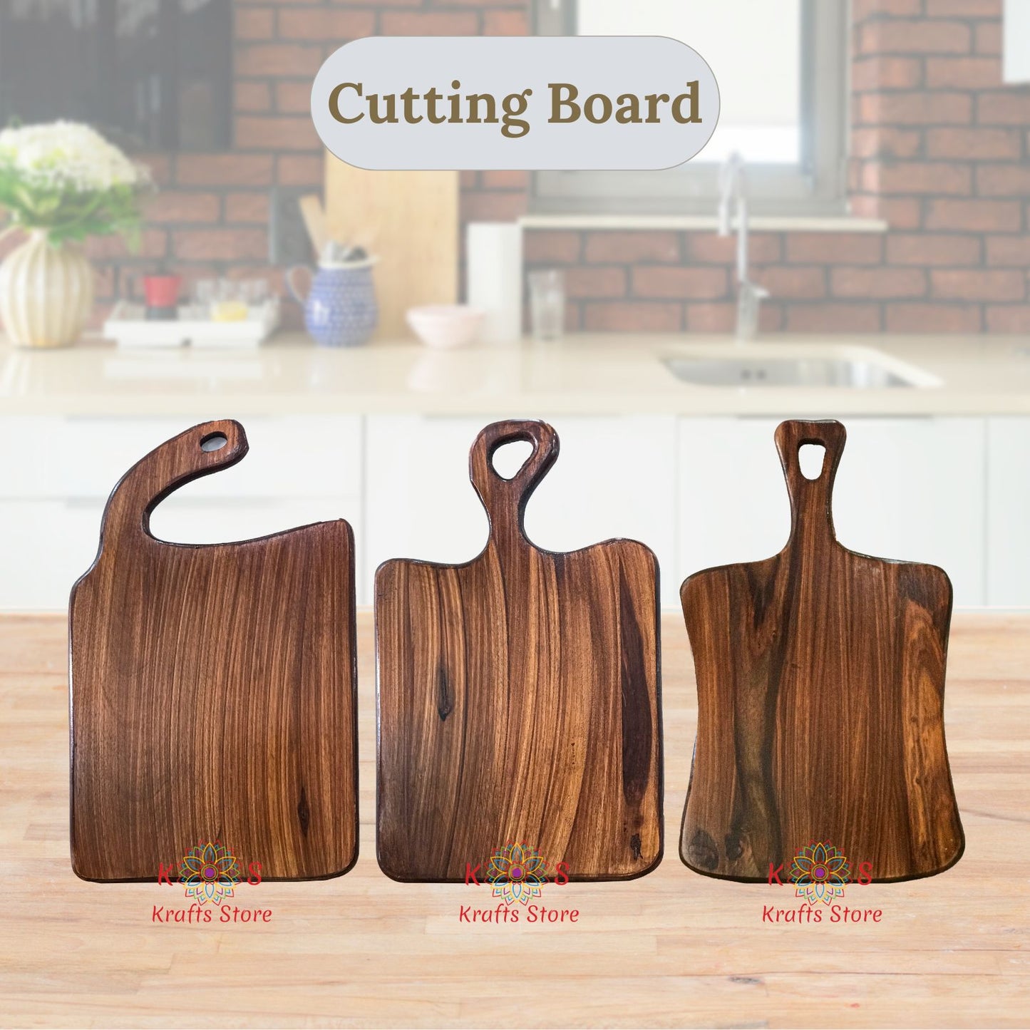 Handmade, Wooden, Cutting Board