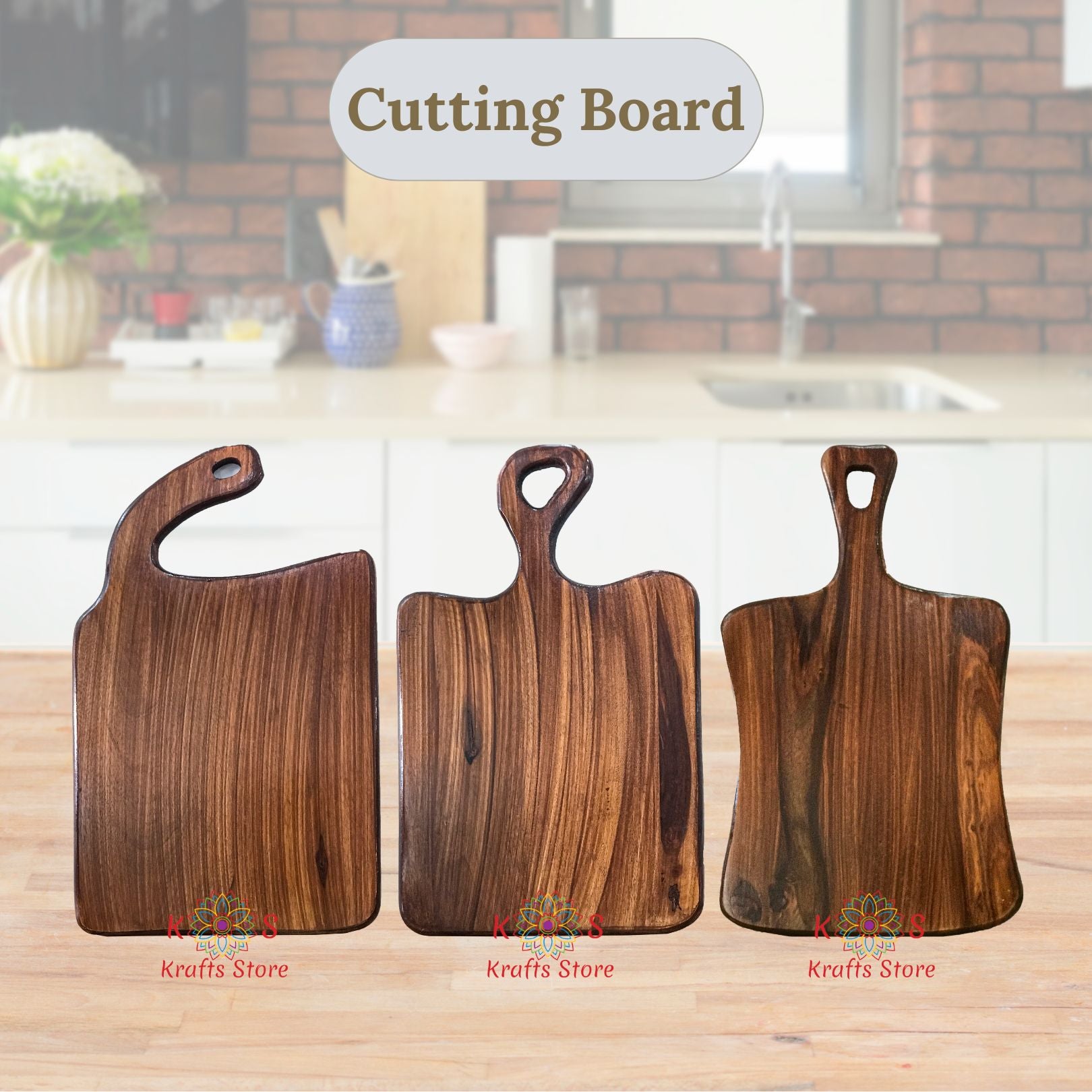 Handmade, Wooden, Cutting Board