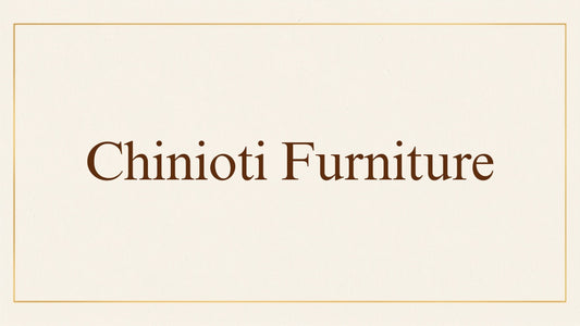 Chinioti furniture tradition blog header for Kraft Store, Pakistan's intricate woodworking craft
