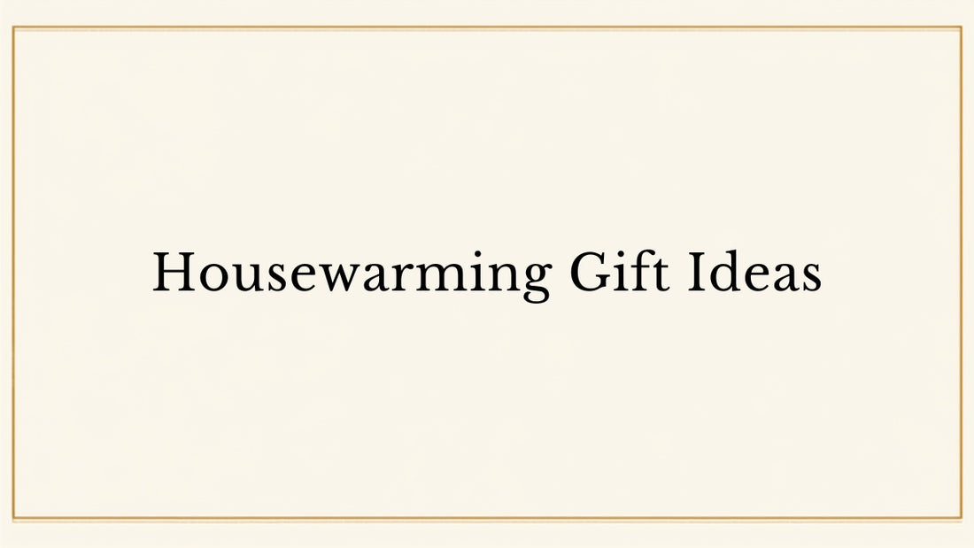 Housewarming gift ideas Pakistan blog header for Kraft Store, handcrafted pieces for new homes