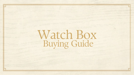 Watch box buying guide blog header for Kraft Store, choosing the right wooden watch box in Pakistan