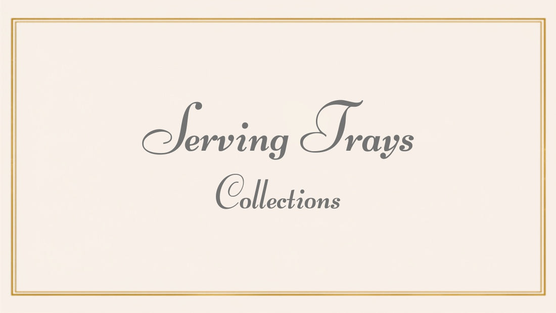 Serving trays and hotpots blog header for Kraft Store, essential dawat setup for Pakistani homes