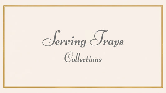 Serving trays and hotpots blog header for Kraft Store, essential dawat setup for Pakistani homes