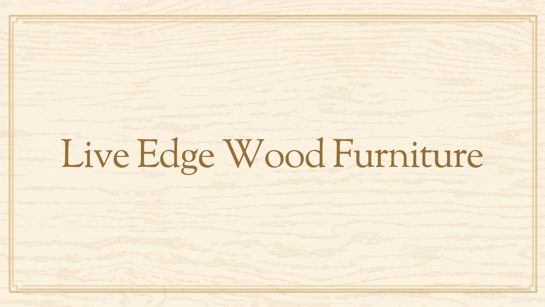 Live edge wood furniture blog header for Kraft Store, unique Sheesham slab furniture Pakistan