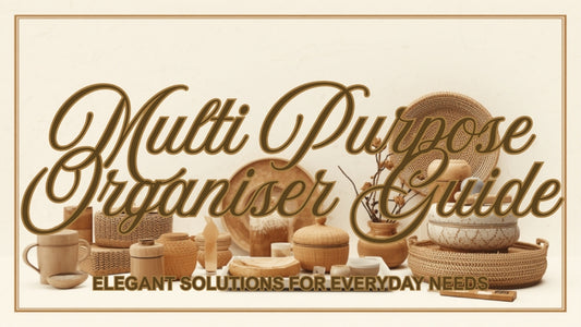 Multi purpose organiser guide blog header for Kraft Store, watch and accessory storage for dressing tables