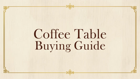 Coffee table buying guide blog header for Kraft Store, Sheesham wood centrepieces for living rooms