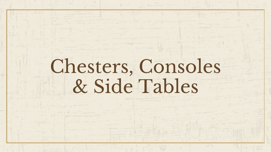 Chesters consoles and side tables storage furniture guide blog header for Kraft Store