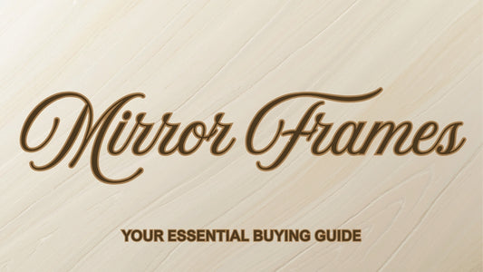 Mirror frames buying guide blog header for Kraft Store, Chinioti Jharoka and iron art mirrors