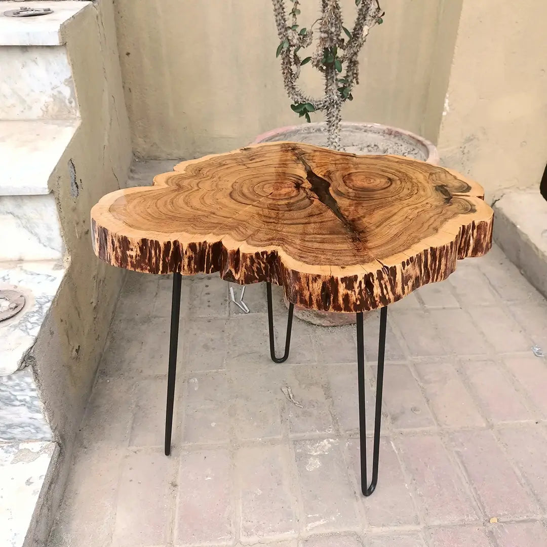 Live Edge collection – handcrafted furniture from natural-edge Sheesham wood slabs, Kraft Store