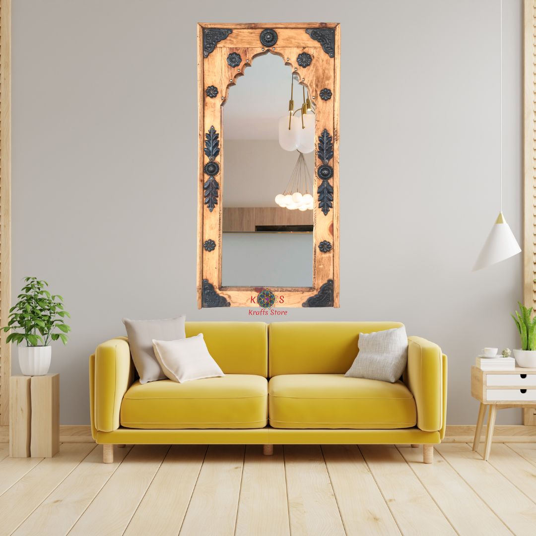 Iron Art Mirror With Full Mirror Large