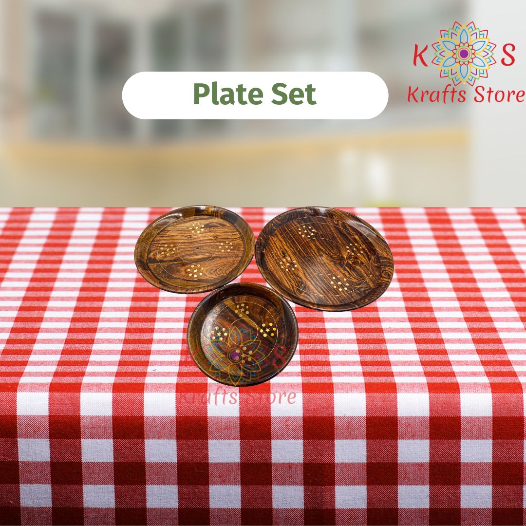 3 Piece Plate set