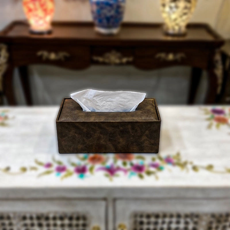 Leatherite Tissue Box, color option 4