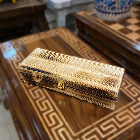 Antique Wooden Watch Box for 5 Watches