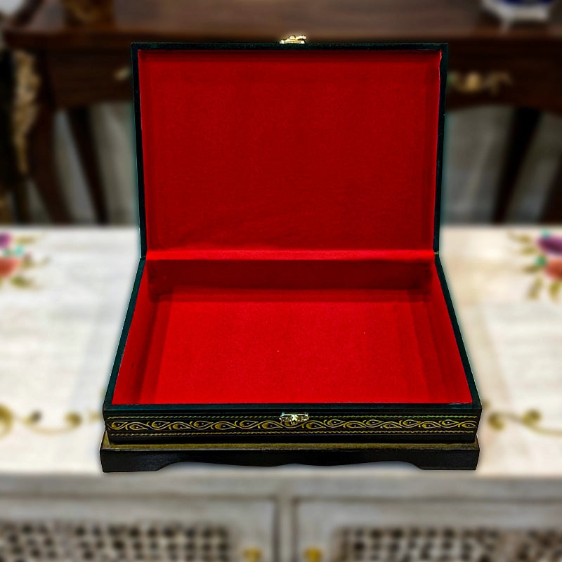 Quran Box with Rail and 99 Names of Allah Golden