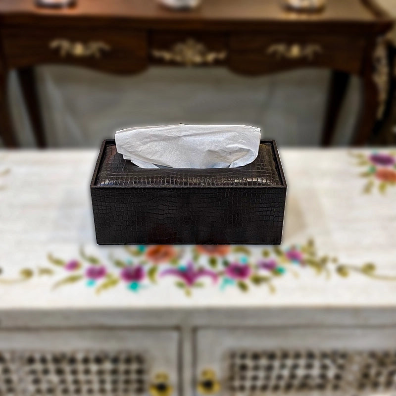 Leatherite Tissue Box (4 Colors)