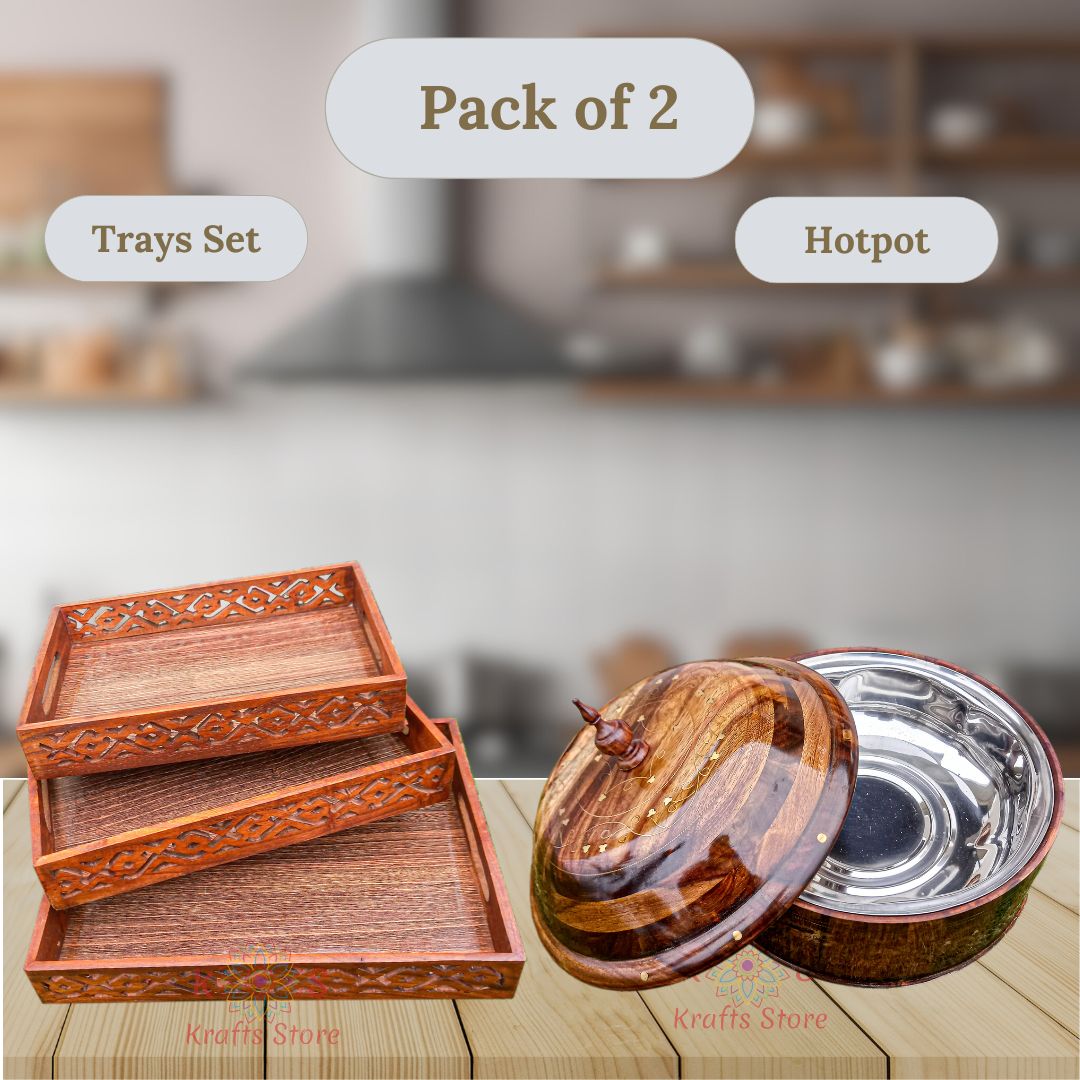 Trays Set | Hotpot With Steel Bowl