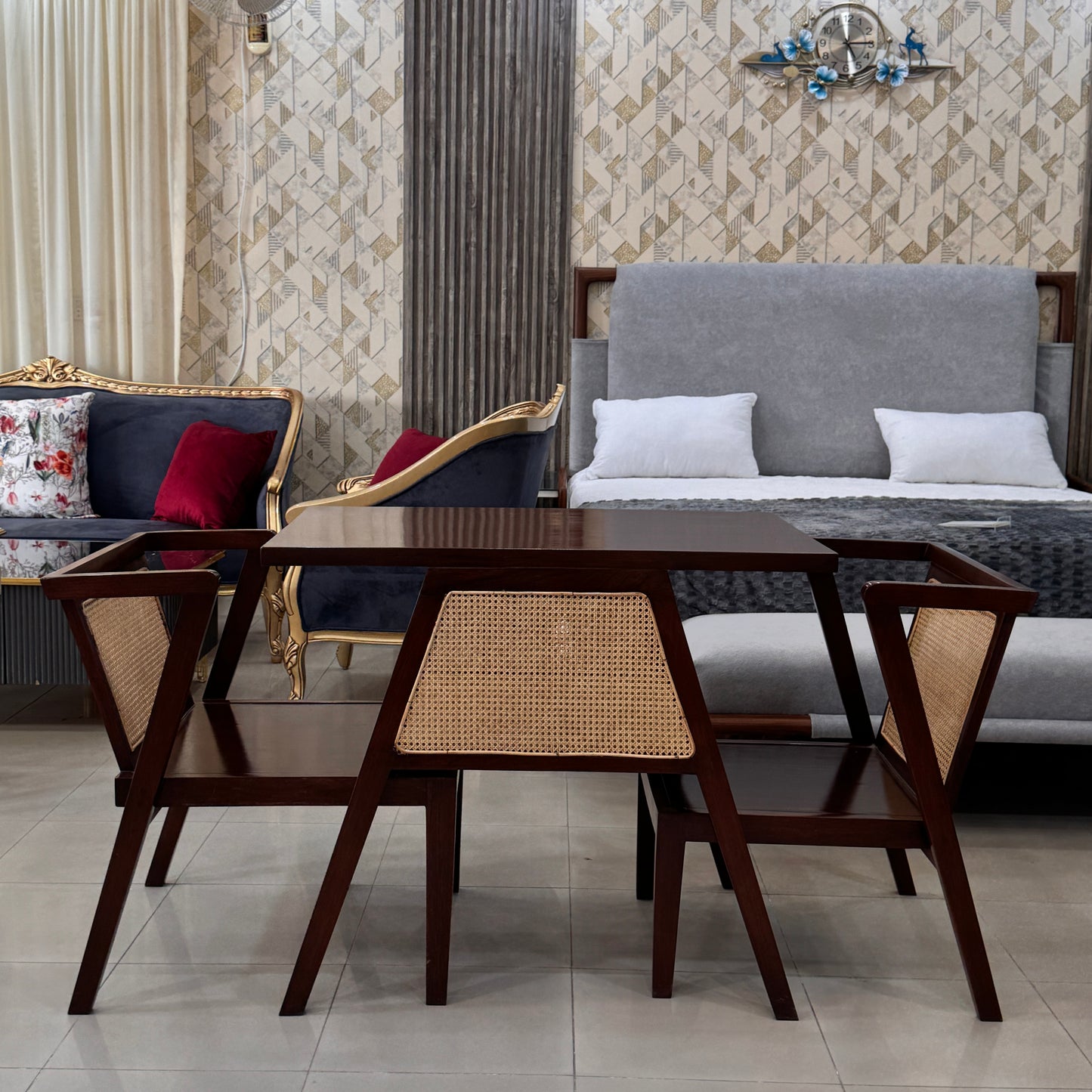 Dine for 2 With Cane Work