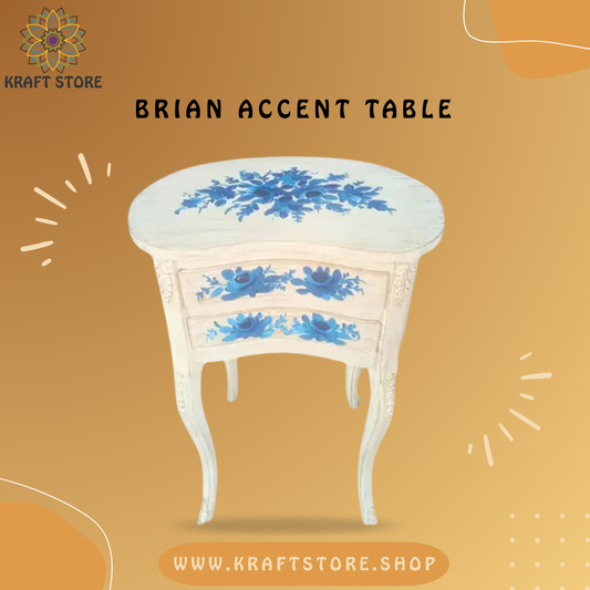 Hand Painted Furniture, Hand Painted Side Table, Hand Painted Corner Table,
Chester