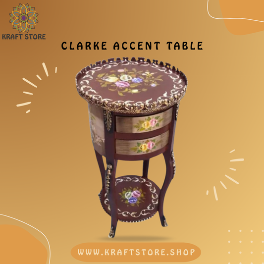 Hand Painted Furniture, Hand Painted Side Table, Hand Painted Corner Table,
Chester