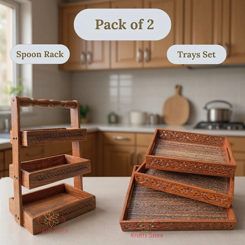 Trays Set | Spoon Stand