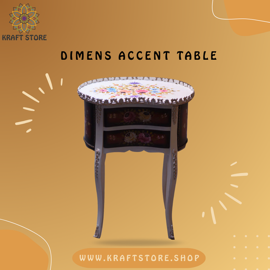 Hand Painted Furniture, Hand Painted Side Table, Hand Painted Corner Table,
Chester