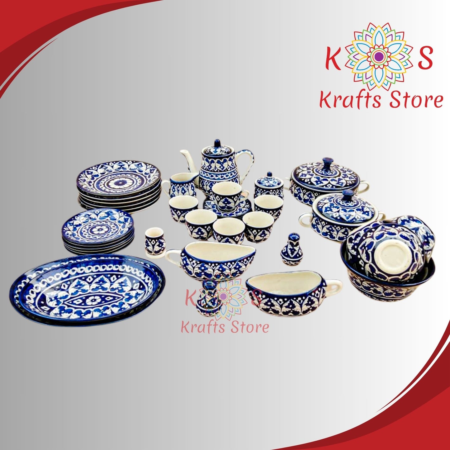 Dinner Set 6 Persons (43 Pieces)