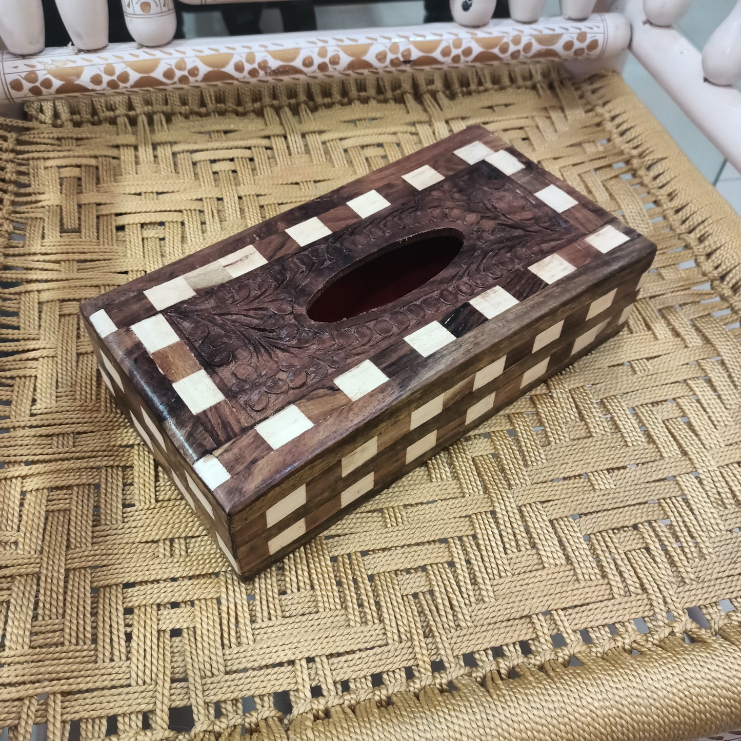 Tissue Box Tukri Design