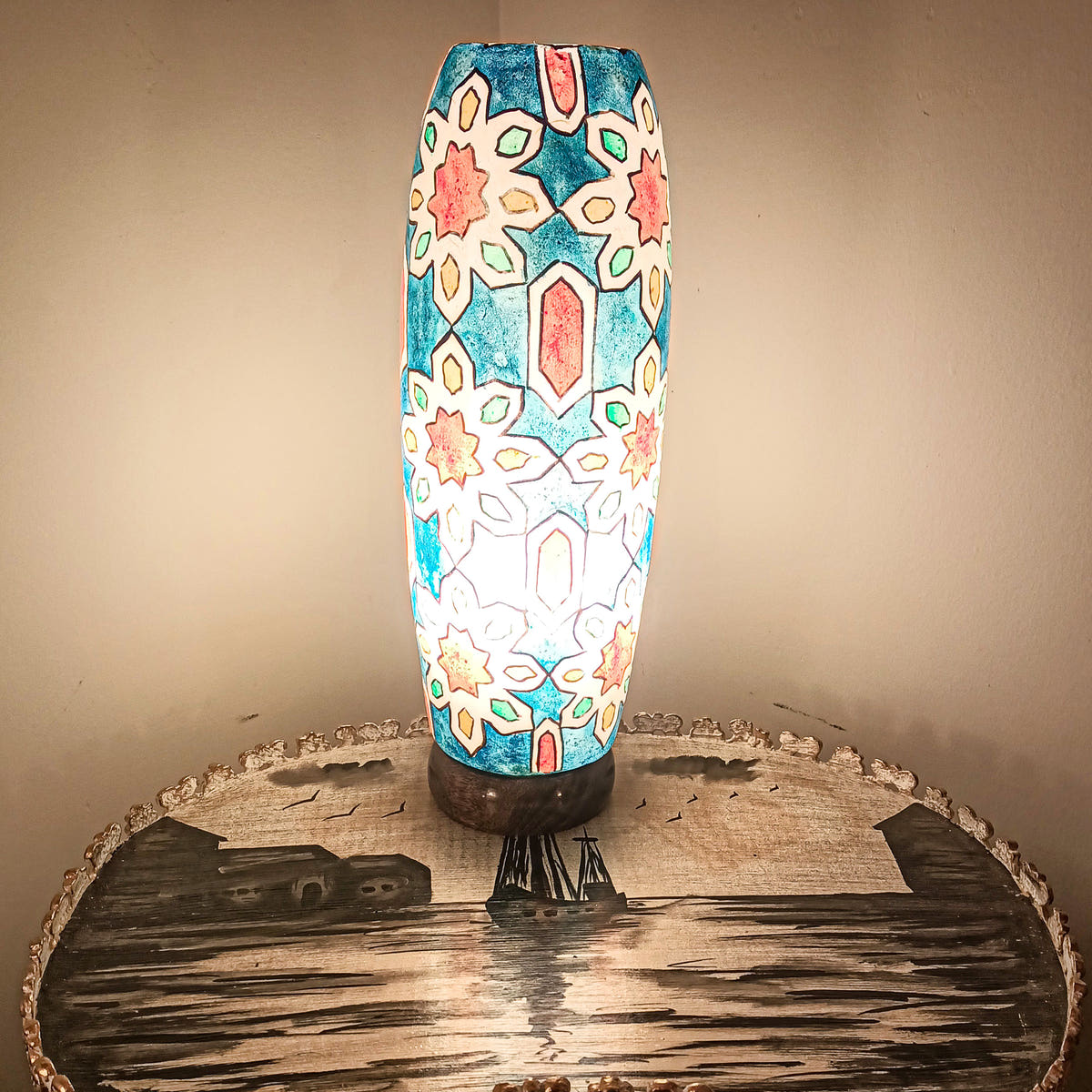 Camel-skin-art-lamp