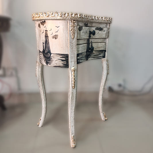 Hand Painted Chester, Kidney Shape, front view