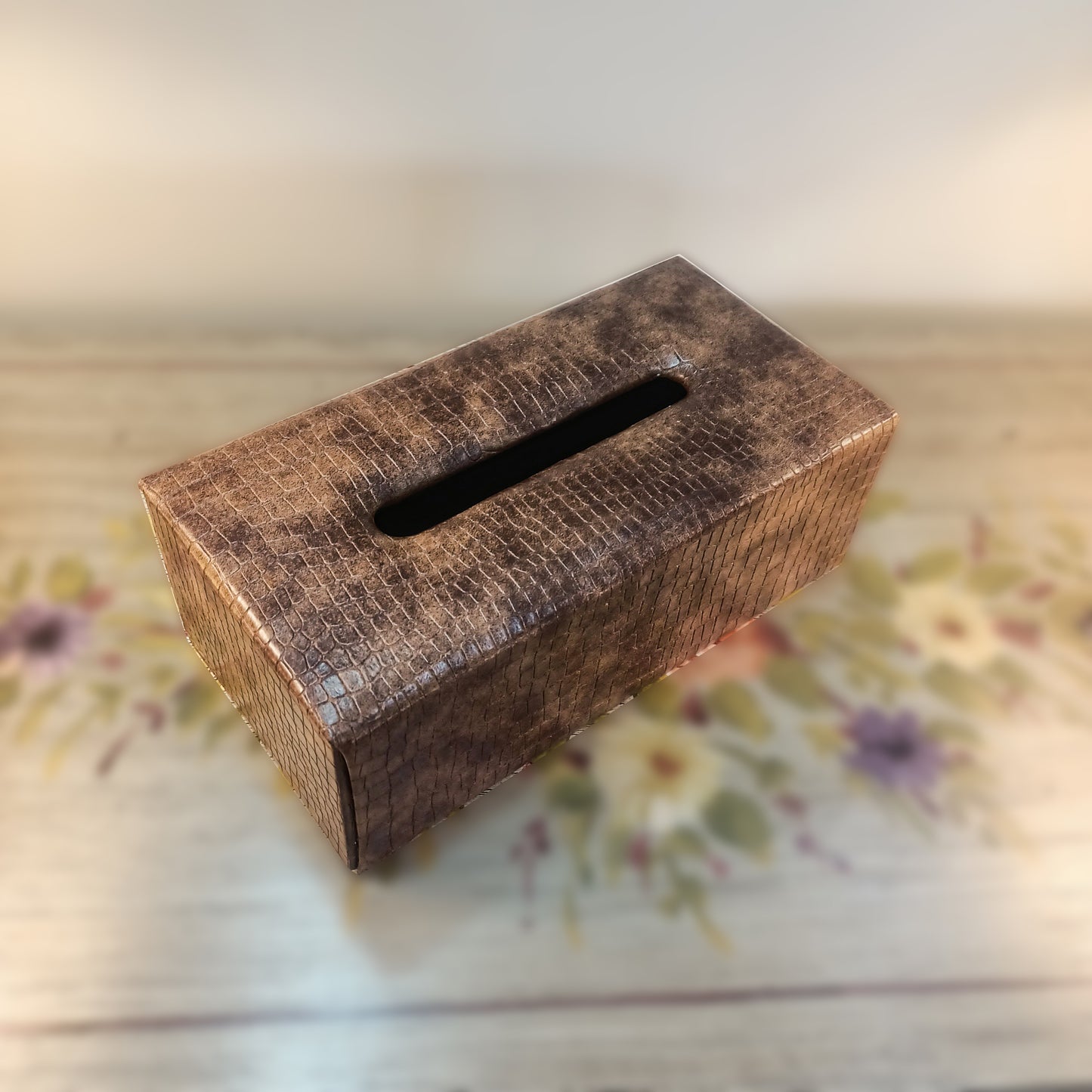 Leather Tissue Box Large