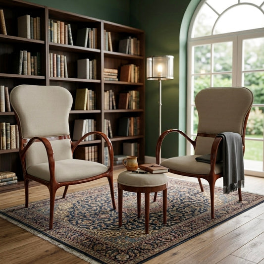 High Back Chair Set