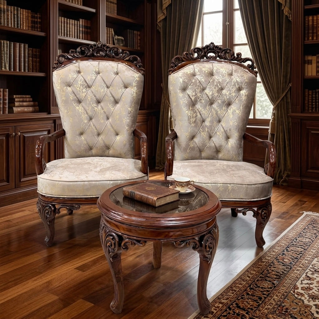 Classic Victorian Chair Set