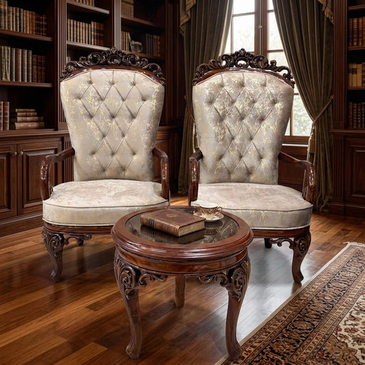 Classic Victorian Chair Set