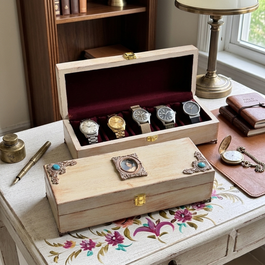 Artistic Watch Box for 5 Watches