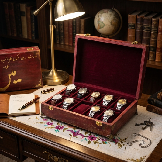 Artistic Watch Box for 10 Watches
