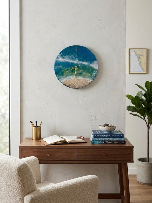 Resin Wall Clock Small