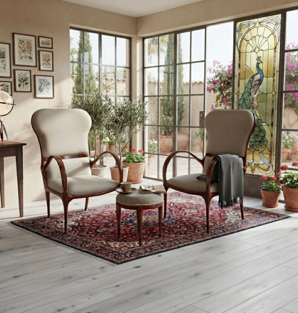 High Back Chair Set