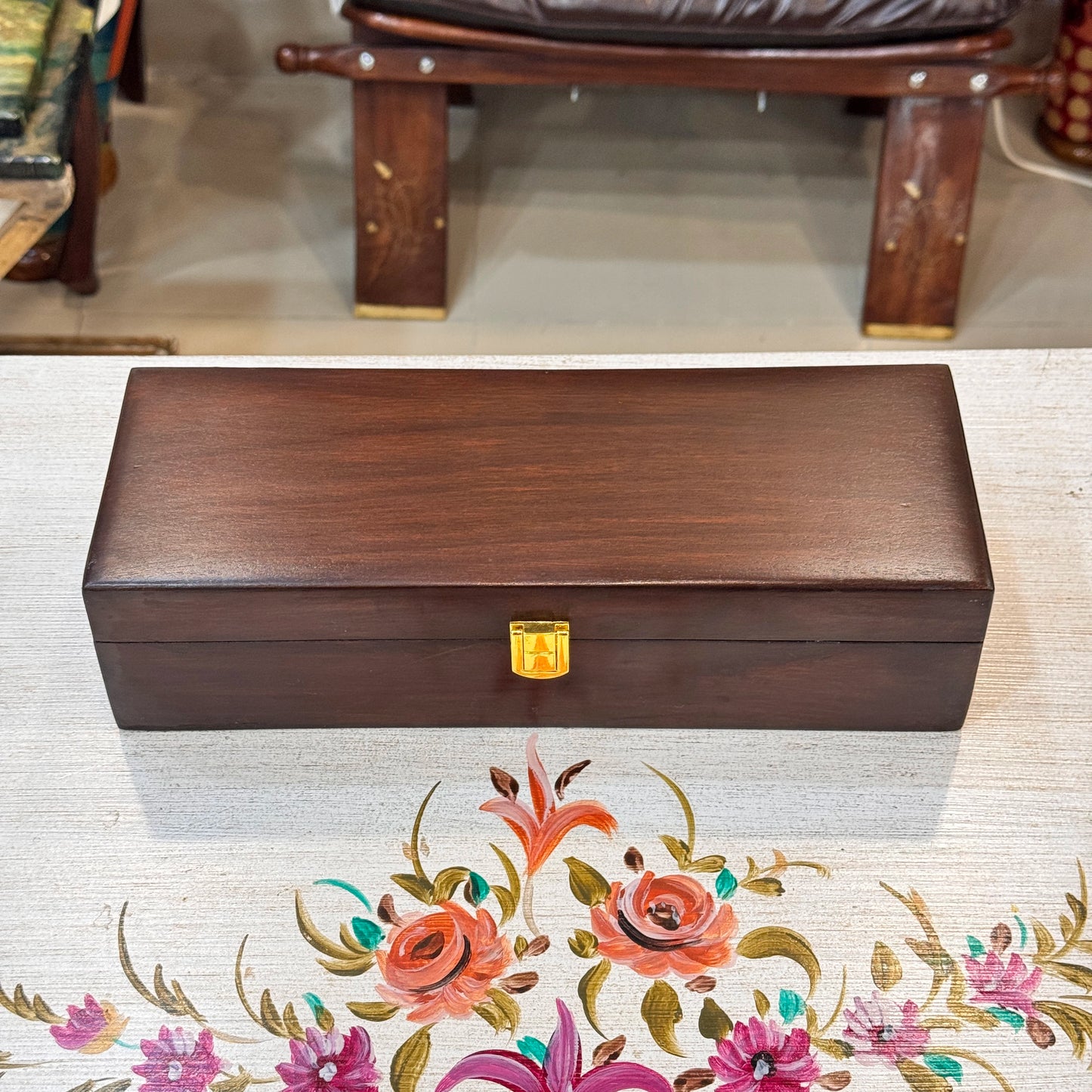 Premium Watch Box for 5 Watches | Wood Top