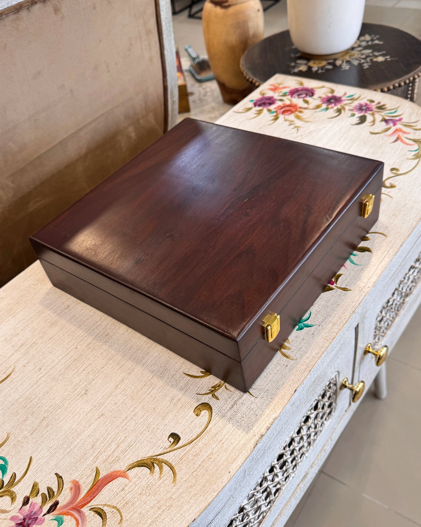 Premium Watch Box for 15 Watches | Wood Top
